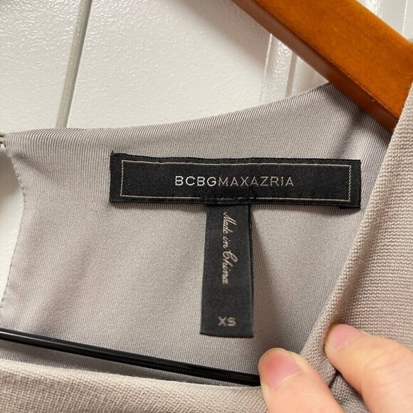 BCBGMAXAZRIA Kelly Ann Colorblock Bodycon Dress Grey – XS - Picture 7 of 16